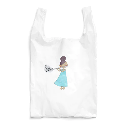 フルートの女の子 Reusable Bag