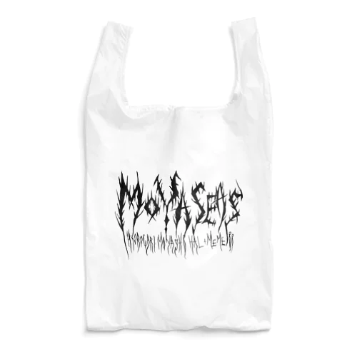 モヤシーズ黒ロゴ Reusable Bag