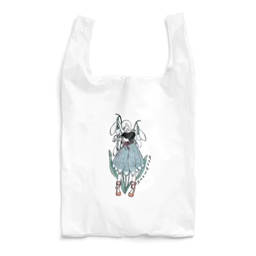 誕生花イラスト_1月16日_スノードロップ Reusable Bag