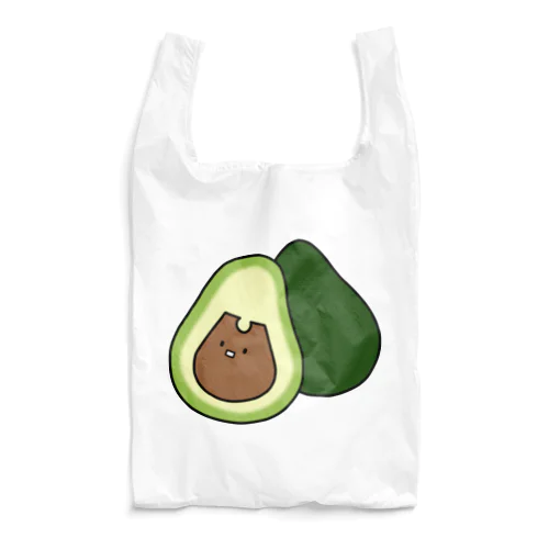 2Dうさぎ アボカド Reusable Bag