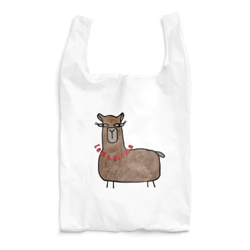 『Lama glama』＝ラマ Reusable Bag