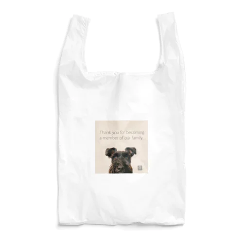 ドアップKURO シュナウザー 黒シュナ 黒い犬 Reusable Bag