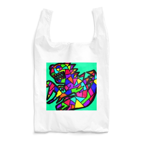 ポップアートな恐竜 Reusable Bag