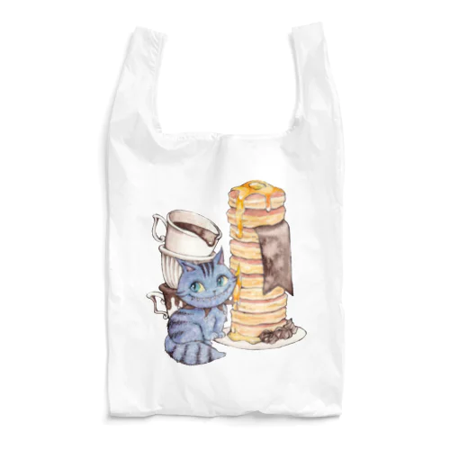 不思議の国のアリス×チョコレート／チェシャ猫とホットケーキ Reusable Bag