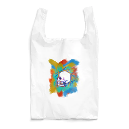 カラフルガイコツ Reusable Bag