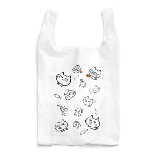 ゆるキャットいっぱい Reusable Bag