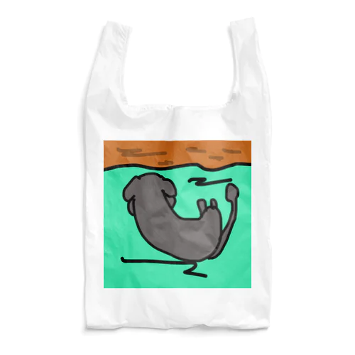 寝そべる犬 Reusable Bag