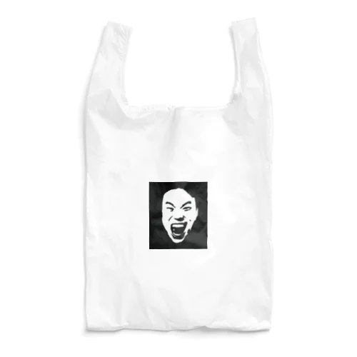 ヨシヒロフェイス黒ブチ Reusable Bag