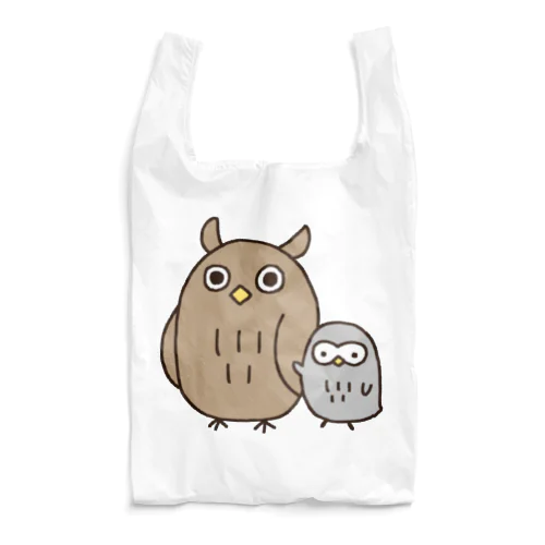 ふくろうふーさんとくーちゃん Reusable Bag