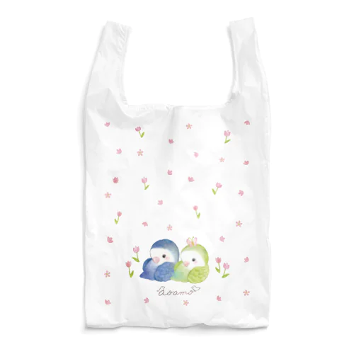baby aoamo お花畑のエコバッグ Reusable Bag