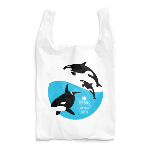 海の王者シャチ Reusable Bag