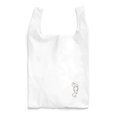 初めての4歳の似顔絵 Reusable Bag