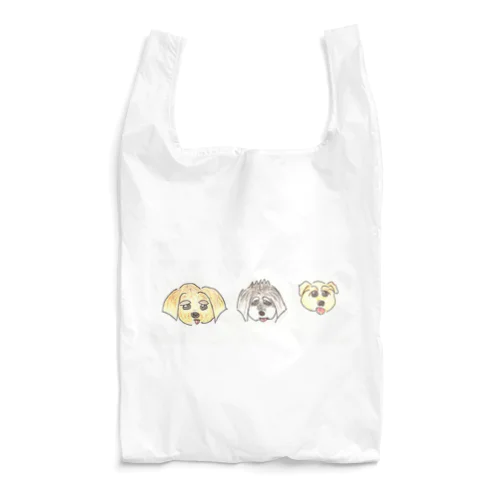 3匹の犬 Reusable Bag