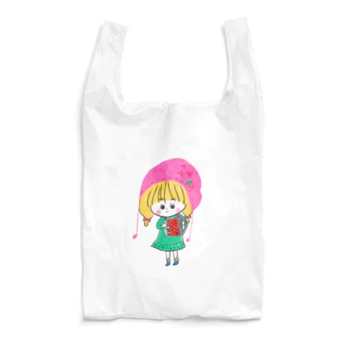 アコーディオン☺️🌈ガール💗 Reusable Bag