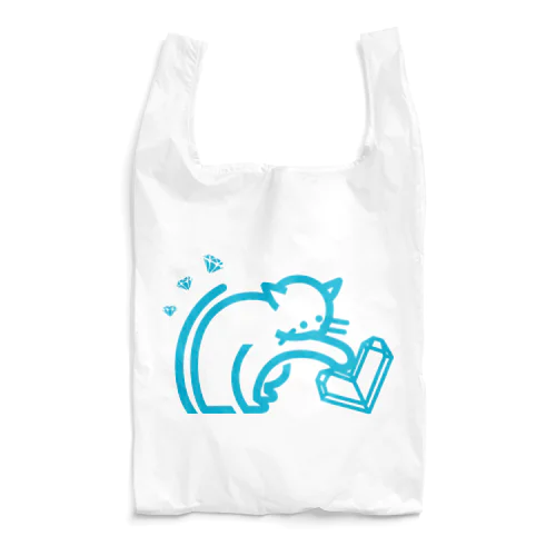 日本式双晶つんつんネコちゃーん Reusable Bag