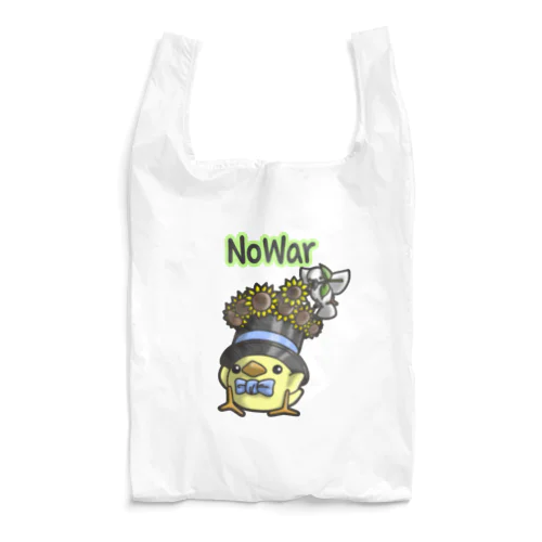 ひよこ男爵　NoWar🌻🇺🇦🌻 Reusable Bag