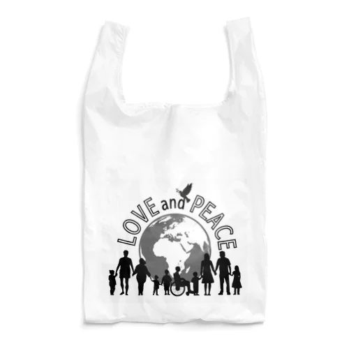 LOVE and PEACE Reusable Bag