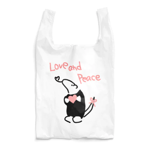 Love and Peace Reusable Bag