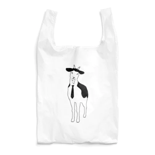 【エコバッグ】七三ヤギ Reusable Bag