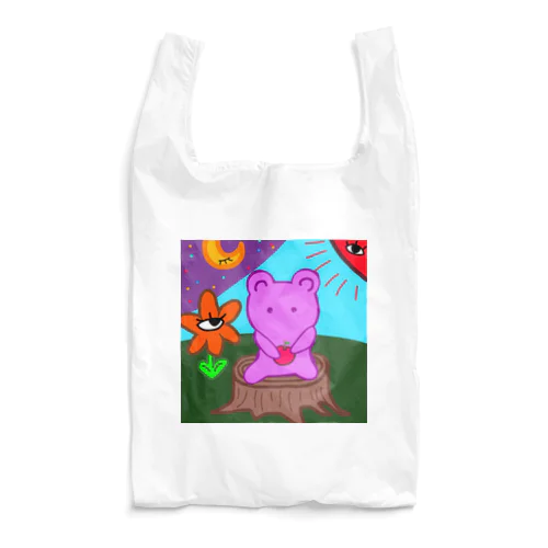 くまのりんご Reusable Bag