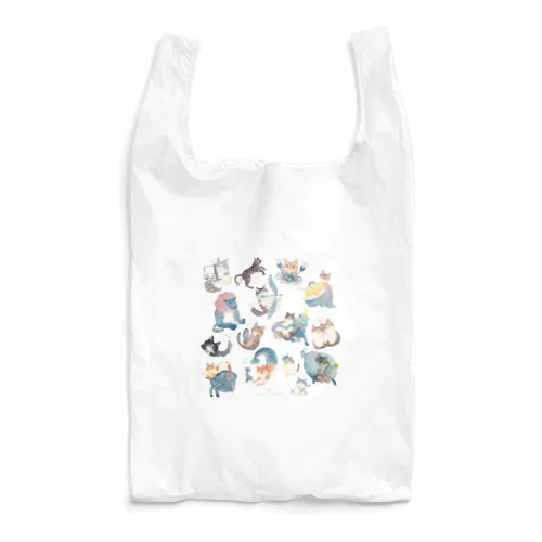 猫と星座（全員集合）背景透過ver. Reusable Bag