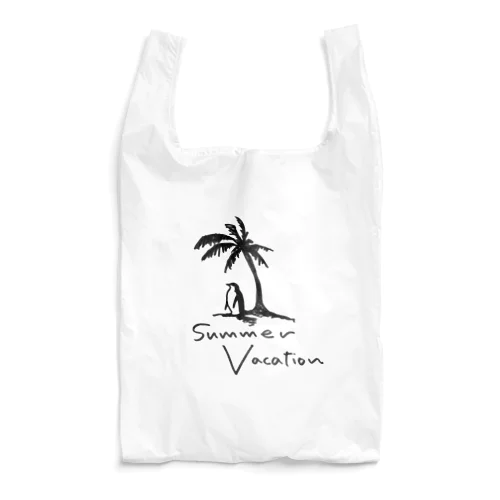 サマーバケーション　summer vacation ペンギンの夏休み Reusable Bag