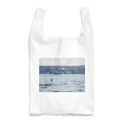 流氷と鳥 Reusable Bag