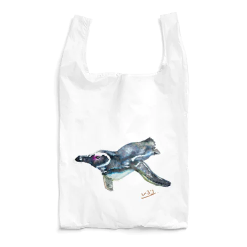 泳ぐペンギンちゃん Reusable Bag