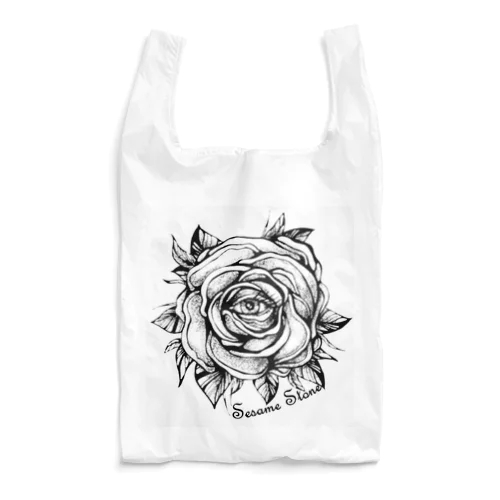 肉々しい薔薇のエコバッグ Reusable Bag