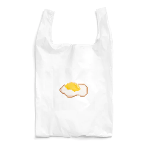 目玉焼き(半熟)(ドット絵) Reusable Bag