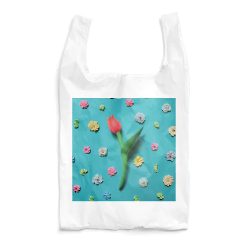 ピンクチューリップの春 Reusable Bag