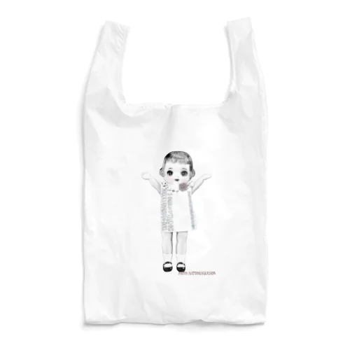 【300ホロワセルロイド人形ミーコ】全身タイプ Reusable Bag