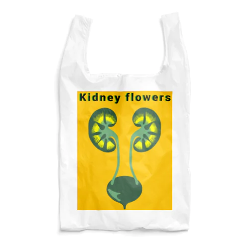 Kidney flowers エコバッグ