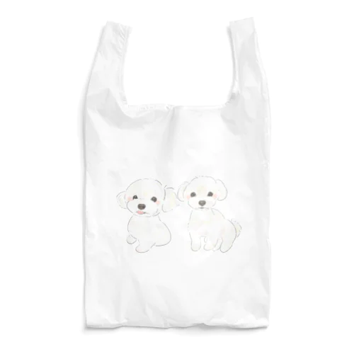 マルチーズ イチさんとレイさん Reusable Bag