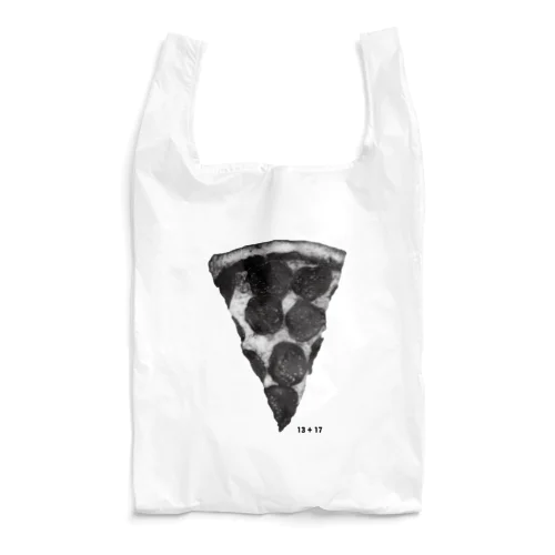 Black pizza Reusable Bag