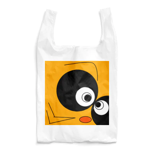 ガン見タヌキ Reusable Bag