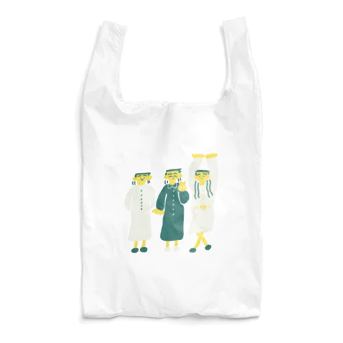 【夏芽すやりおすすめ】「Bon voyage!」イラストエコバッグ Reusable Bag