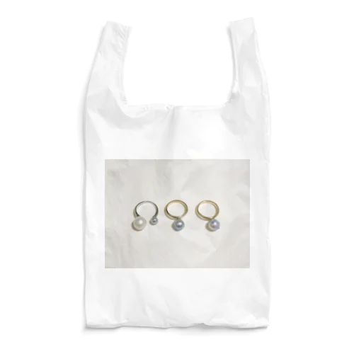 mikyacraft baroque pearl rings Reusable Bag