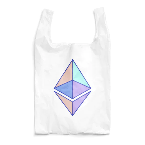 eth glyph colored Reusable Bag