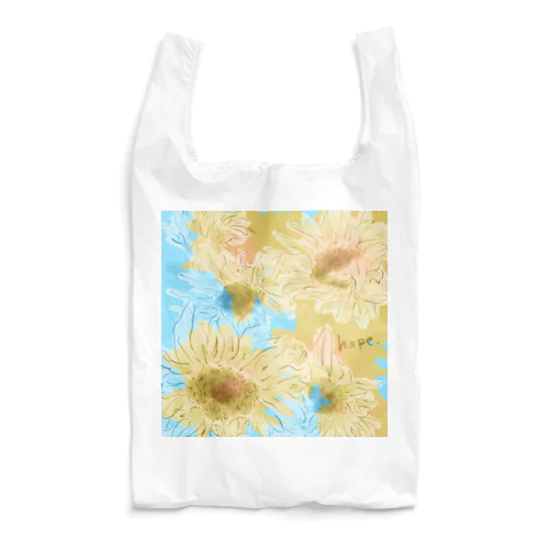 【ウクライナ募金】sunflowers & hope  Reusable Bag