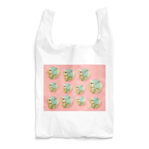 マスクうさぎ ピンク Reusable Bag