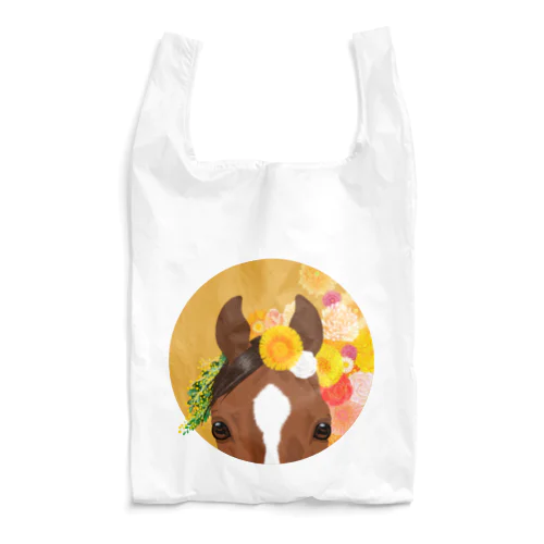 花と馬 Reusable Bag