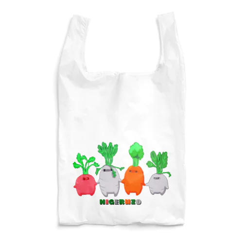 逃げるぞ根菜ズ Reusable Bag