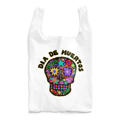 メキシコ風ドクロ Dia de muertos Reusable Bag