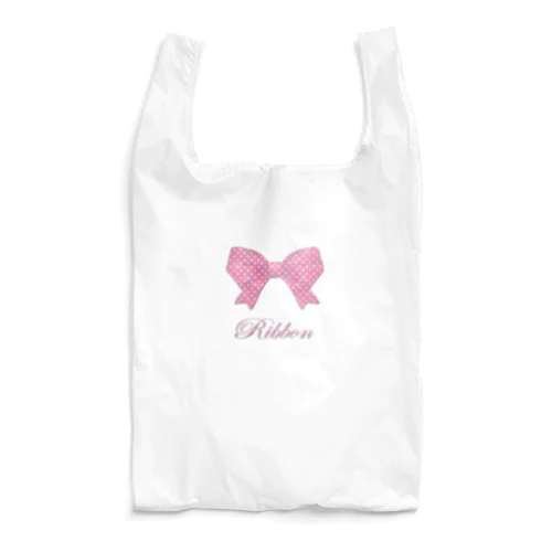 Ribbon-Pink Reusable Bag