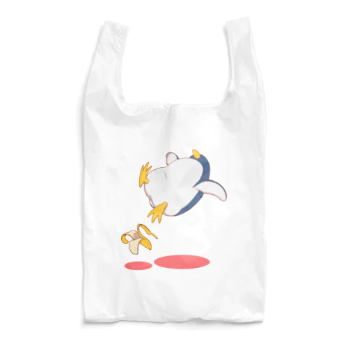空飛ぶペンギン(pink) Reusable Bag