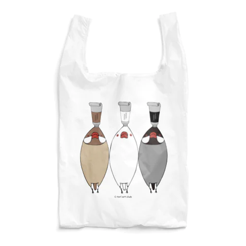 トリ絵の具　文鳥セット Reusable Bag