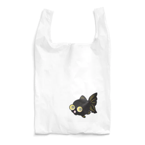 クロ出目金ちゃんで Reusable Bag