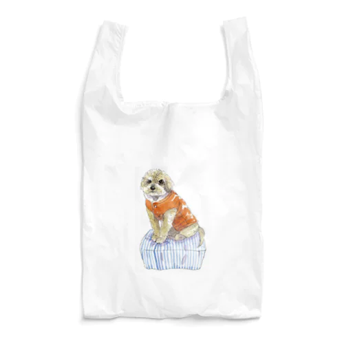 おすわりシュナプー。 Reusable Bag