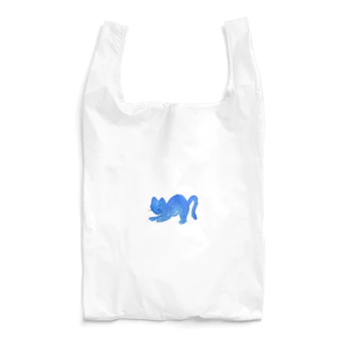 青いネコ Reusable Bag